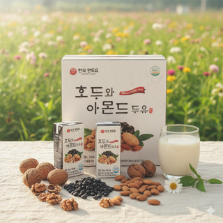  SỮA HẠT ÓC CHÓ HẠNH NHÂN HÀN QUỐC    thùng 16 hộp 190ml  