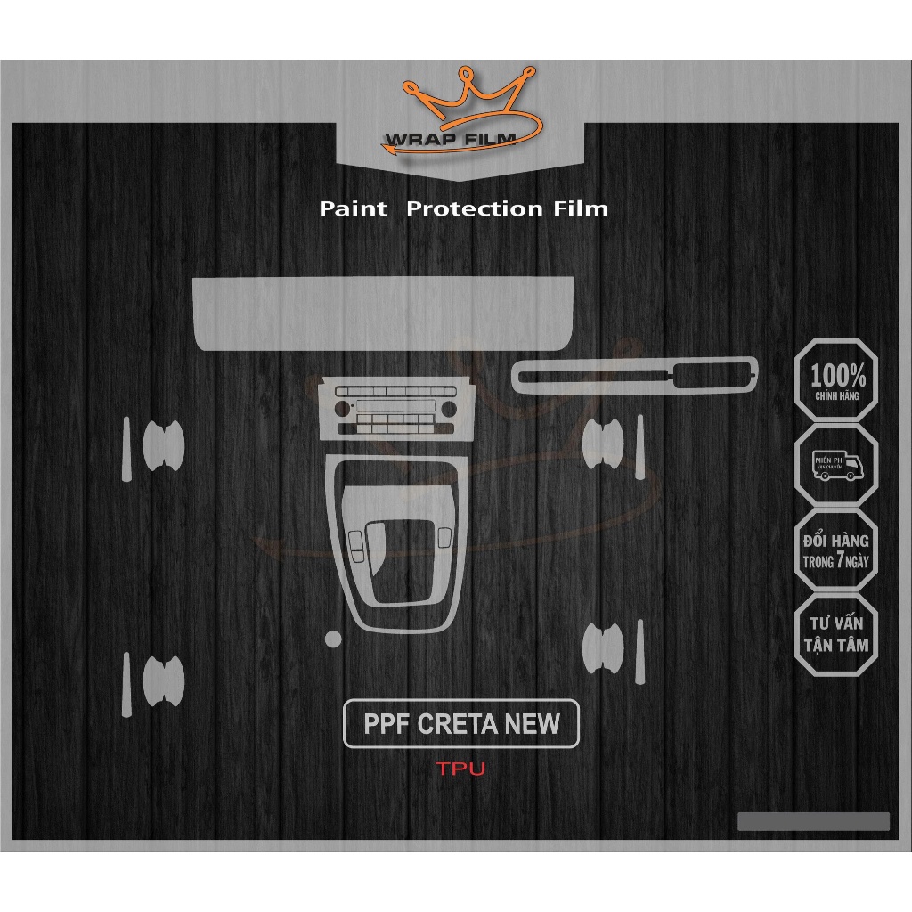PPF  bảo vệ nội thất Hyundai Creta 2025-2026 New