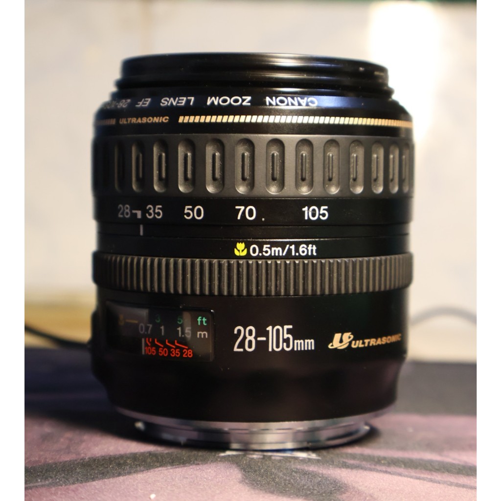 Lens canon ef 28-105mm usm - ống kính máy ảnh canon (Tháu kính 99% - Có ít bụi nhỏ) - Ống kính Canon EF