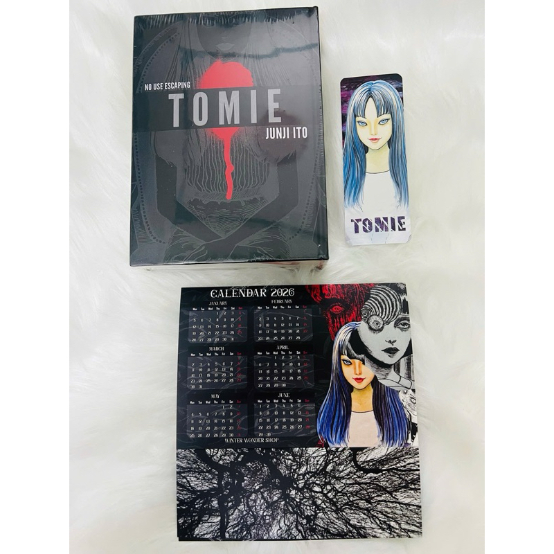 Combo Bookmark - Lịch - Cuốn Manga Kinh Dị Tomie Full Tiếng Việt