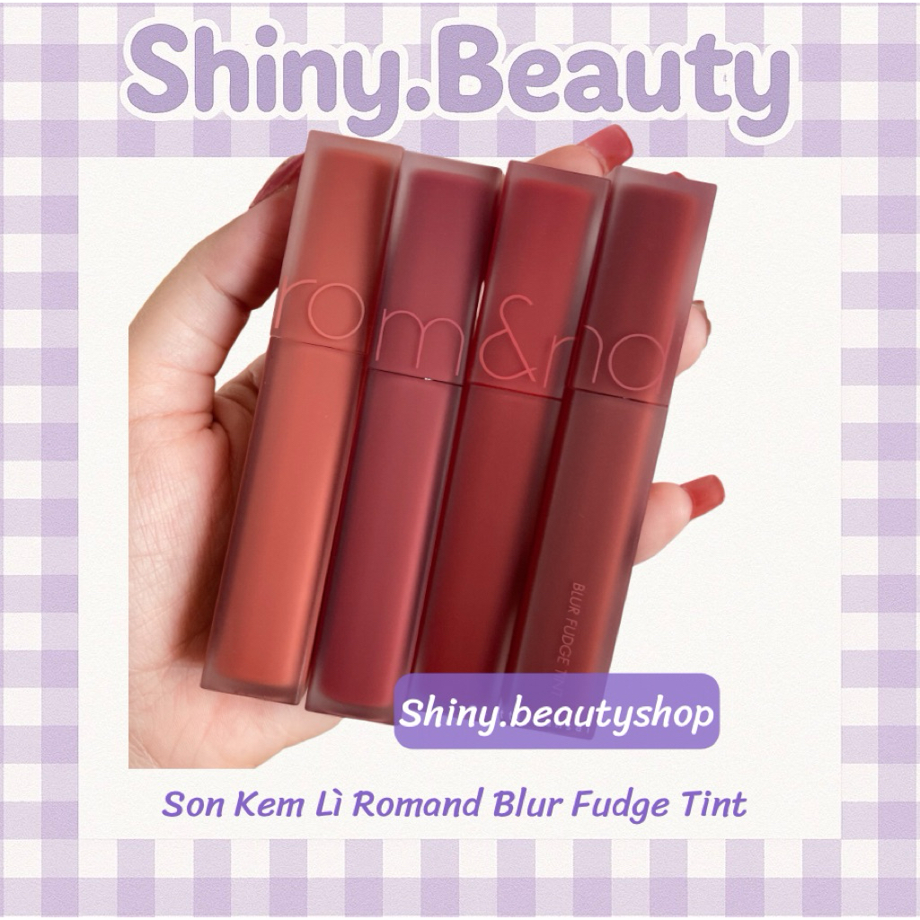 Son Kem Lì Romand Blur Fudge Tint Mịn Mờ Lì Hàn Quốc Full Màu | BigBuy360 - bigbuy360.vn