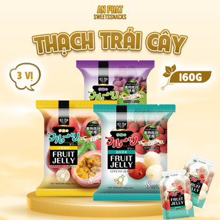 Thạch trái cây rau câu 160g Royal Family Đài Loan dẻo dẻo hương vị trái cây tự nhiên ăn vặt cho bé