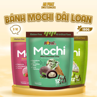  Bánh mochi kem chảy socola bạc hà Royal Family 180g nhập khẩu Đài Loan vỏ giòn béo ngậy dinh dưỡng 