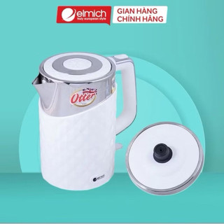 Ấm đun nước siêu tốc elmich inox 304 5 lớp 1.7l kee-0217 xuất xứ cộng hòa séc cộng hòa séc