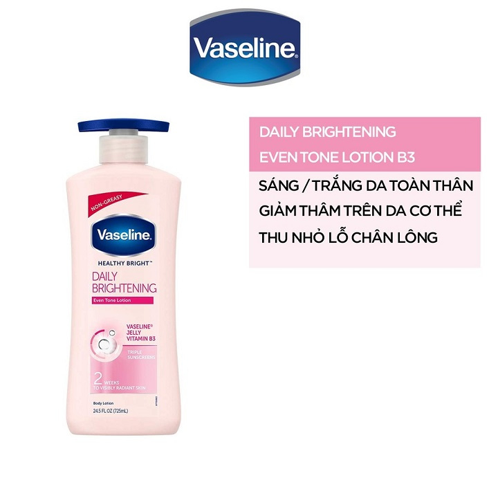 Kem Dưỡng Thể Trắng Da Vaseline 725ml