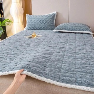 Thảm Trải Giường Lông Cừu, Bề Mặt Lông Cừu Thế Hệ Mới, Ngủ Trưa Văn Phòng Gấp Gọn ( Không Gối )