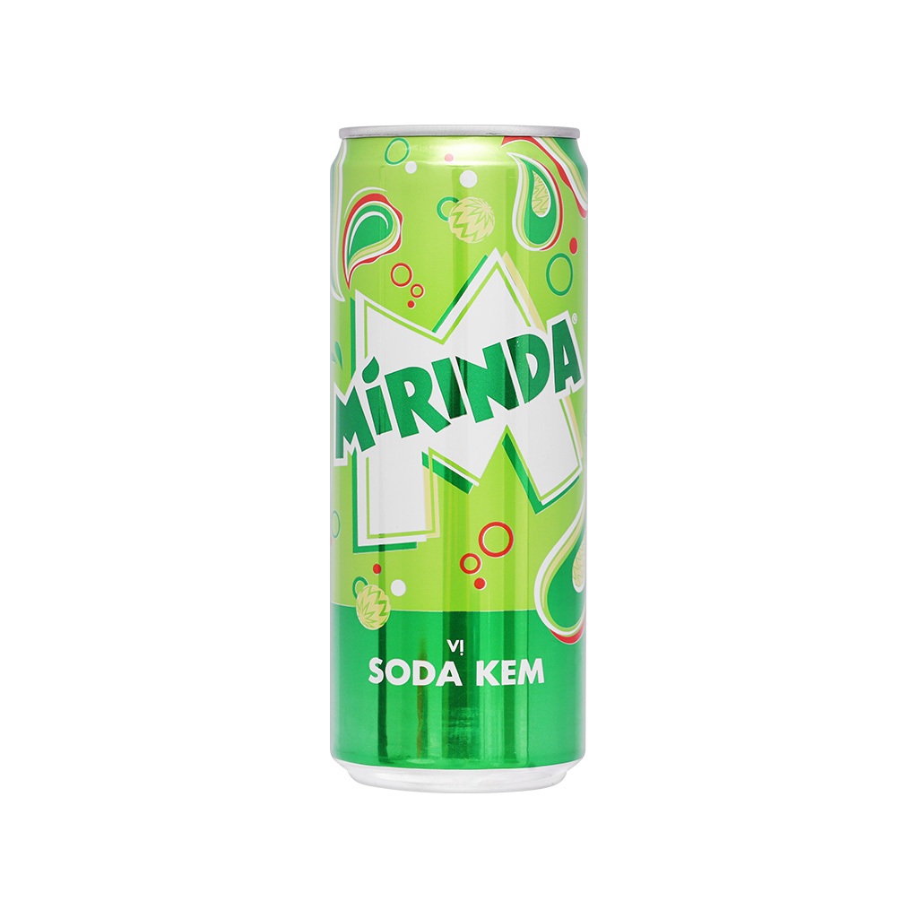 Nước ngọt Mirinda vị soda kem lon 320ml