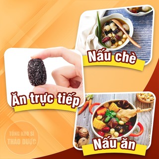 Táo tàu 100g, táo đen sấy dẻo, không tẩm đường, dày thịt, vị ngọt tự nhiên, dùng ăn vặt, pha trà