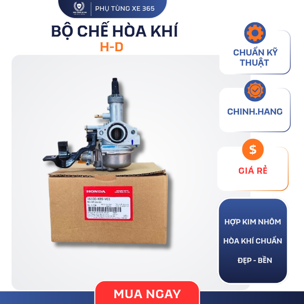 Bộ chế hoà khí Wave 110 2017đến 2022, bình x.ă.ng con wave 110 , 31600-K89