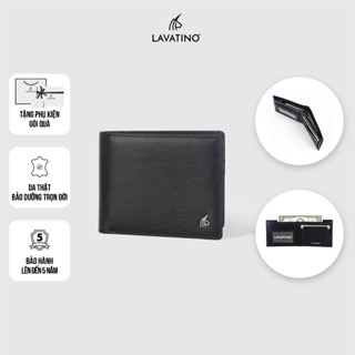  Ví nam cao cấp kết hợp da Epi & da Mastrotto có ngăn khóa kéo chính hãng Lavatino  Wallet Lethos - WB49  