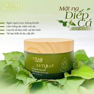 Mặt nạ diếp cá tái sinh MEEA ORGANIC, Mask diếp cá dưỡng trắng da se khít lỗ chân lông 120g