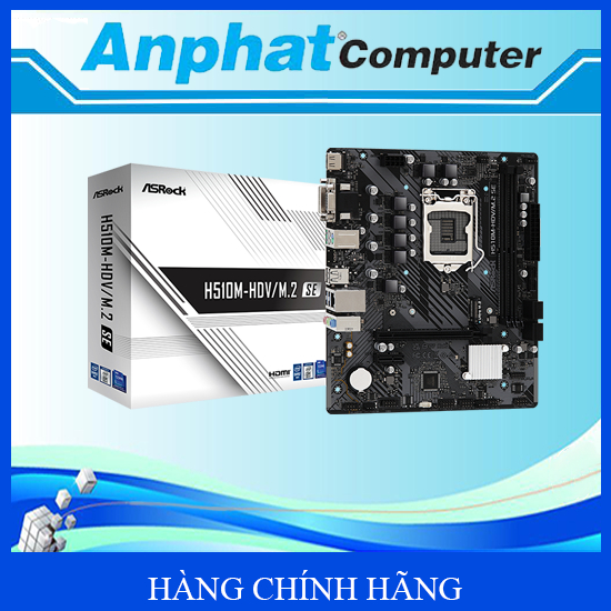Bo mạch chủ Main ASROCK H510M-H/M.2 SE LGA 1200 - Hàng chính hãng