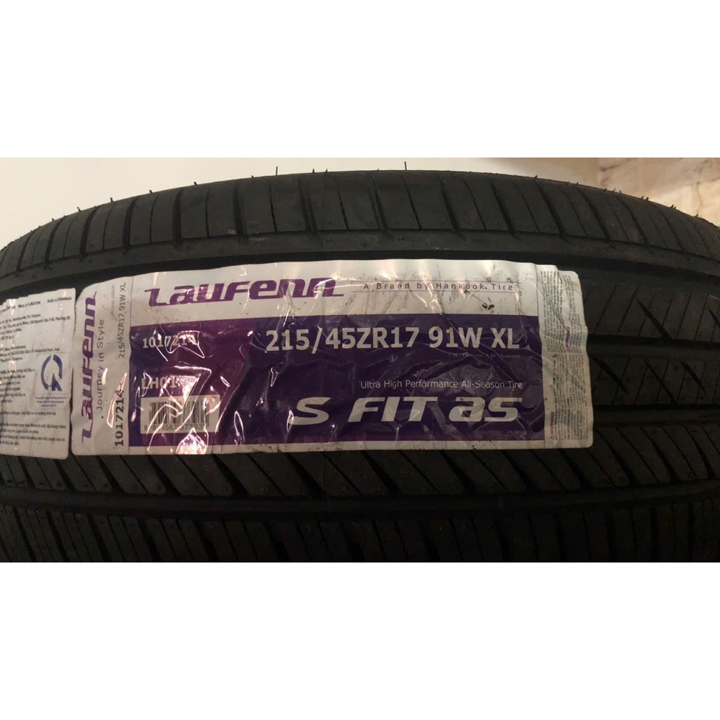 Lốp 215/45r17  laufenn indo date 22 chỉ 1.350.000