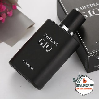 Nước Hoa Nam GIQ Đen 50ml Thiết Kế Sang Trọng, Nước Hoa Lưu Hương Lâu Hương Thơm Nam Tính Quyến Rũ