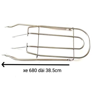 Baga xe đạp inox .Sắt.xe 600...680...