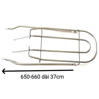 Baga xe đạp inox .Sắt.xe 600...680...