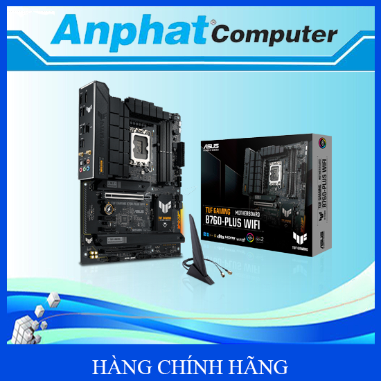 Bo mạch chủ Main ASUS TUF GAMING B760-PLUS WIFI D4 Socket LGA 1700 - Hàng Chính Hãng