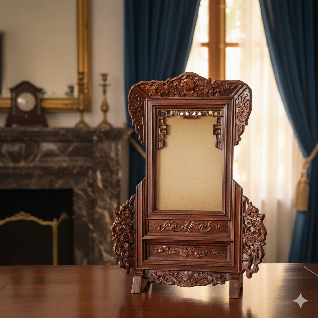 Khung ảnh thờ - Khung ảnh gỗ mít - Khung ảnh thờ gia tiên