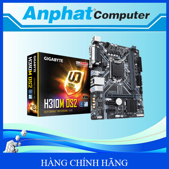 Bo mạch chủ Main Gigabyte H310M-DS2 Socket LGA 1151-V2 Hàng Cty (Fullbox) – Bảo hành 36 tháng