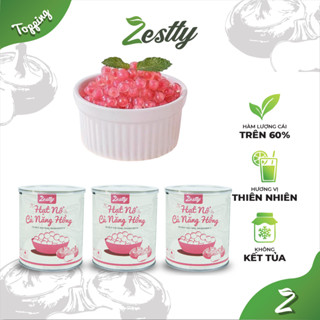 Hạt Nổ Củ Năng ZESTTY (Hồng/Trắng) 850g Giòn Dai Làm Topping Trà Sữa, Nguyên Liệu Pha Chế Giá Sỉ