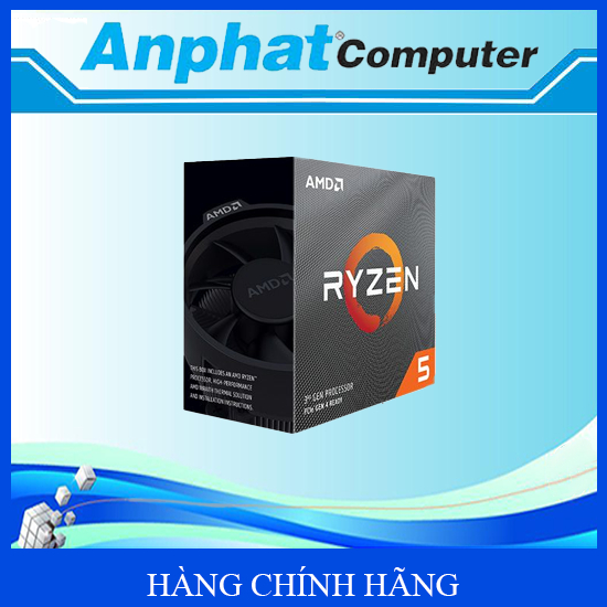Bộ vi xử lý CPU AMD Ryzen 5 3600X 6C/12T Hàng Box Chính Hãng(có sẵn Fan Zin) - Bảo hành 36 tháng