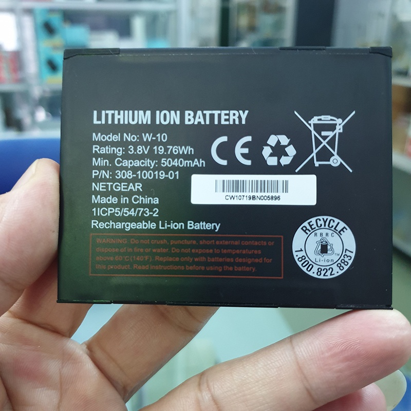 Pin bộ phát Wifi 4G Netgear MR1100(M1) W-10 dung lượng 5040mAh. Pin mới - Bảo hành 1 đổi 1