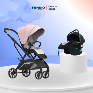 Combo Xe đẩy Tianrui Q7 và ghế ngồi ô tô cho bé
