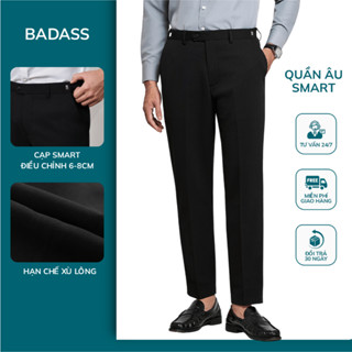Quần Âu Nam BADASS Cạp Trượt Điều Chỉnh Thoải Mái, Dày Dặn, Phù Hợp Đi Làm, Đi Chơi - QACOL515