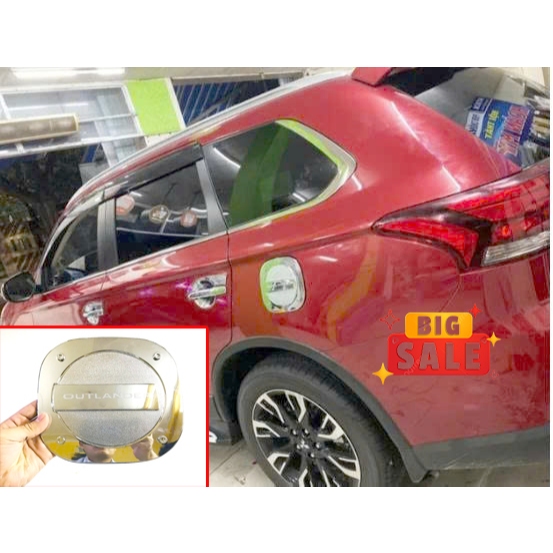 Ốp Nắp Bình Xăng Outlander 2017 2018 2019 2020 2021 2022 - Ốp Bảo Vệ Nắp Xăng Mitsubishi Outlander