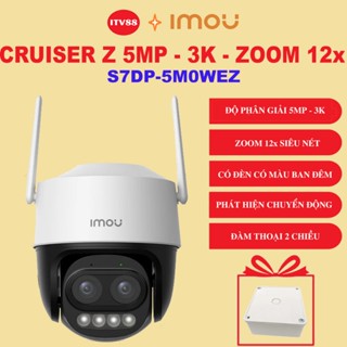 [TẶNG HỘP KT] CAMERA IMOU NGOÀI TRỜI CRUISER Z 3K 5MP - S7DP-5M0WEZ I ZOOM 12X I CÓ MÀU BAN ĐÊM