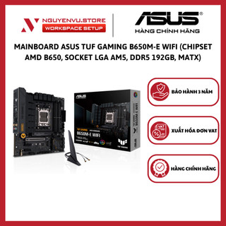 Mainboard ASUS TUF GAMING B650M-E WIFI (Chipset AMD B650, Socket LGA AM5, DDR5 192GB, mATX) - Hàng Chính Hãng
