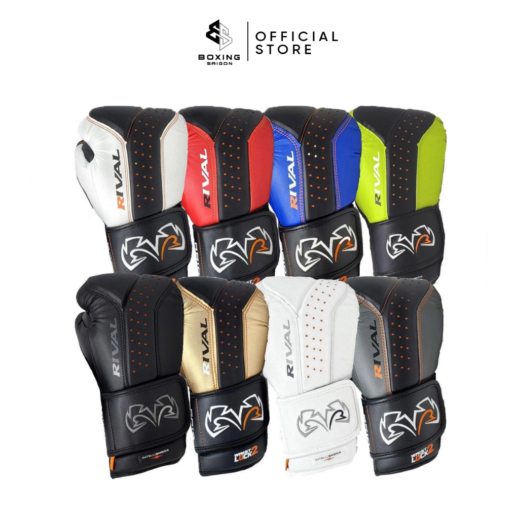 Găng tay Boxing Rival RB10 Intelli-Shock Bag - Red/Sliver