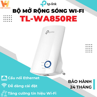 Thiết Bị Mở Rộng Sóng WiFi Repeater TPlink WA850Re Băng Thông 300M - Chính Hãng