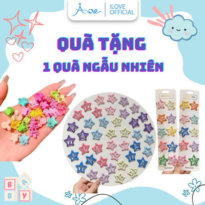 (QUÀ TẶNG) Kẹp Tóc Nhỏ Dễ Nhiều Màu, Kẹp Tóc Ngôi Sao Màu Sắc Phong Cách Hàn Quốc Cho Bé Gái