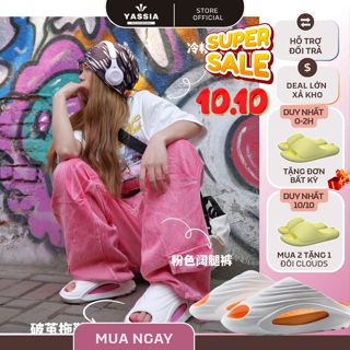 [HỎA TỐC HN] Dép Đúc YASSIA SPACESHIP Dép Thể Thao Nam Nữ Chất Liệu EVA Cao Cấp Siêu Nhẹ Chống Trơn Trượt Thoáng Khí