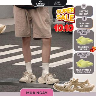 Dép Đúc YASSIA T-REX Chống Trơn Trượt Chất Liệu EVA Cao Cấp Thoáng Khí Giày Thể Thao T-REX Nam Nữ Unisex