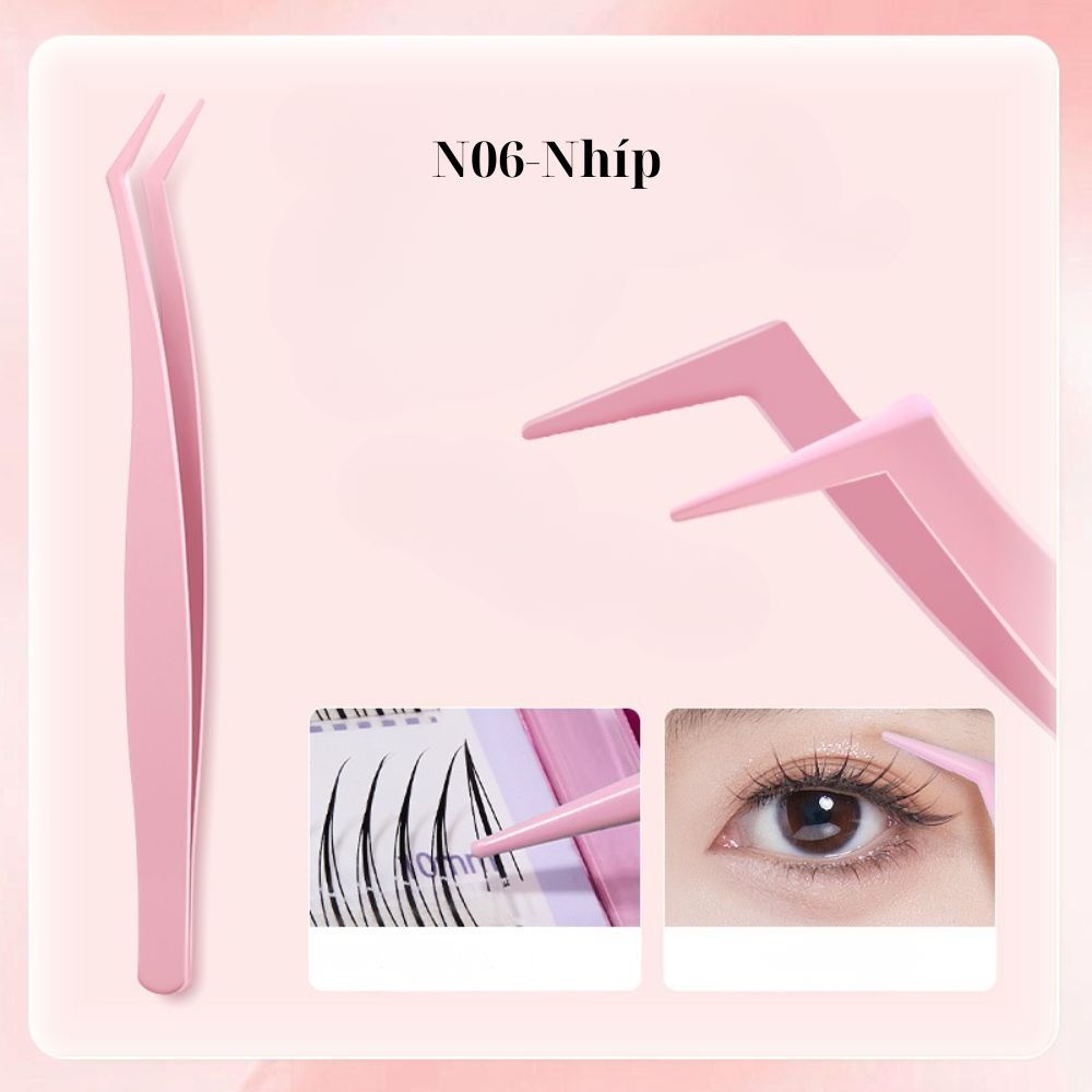 Ảnh 5 của Nhíp gắp lông mi BEABIAI không gỉ dài dễ sử dụng tiện lợi