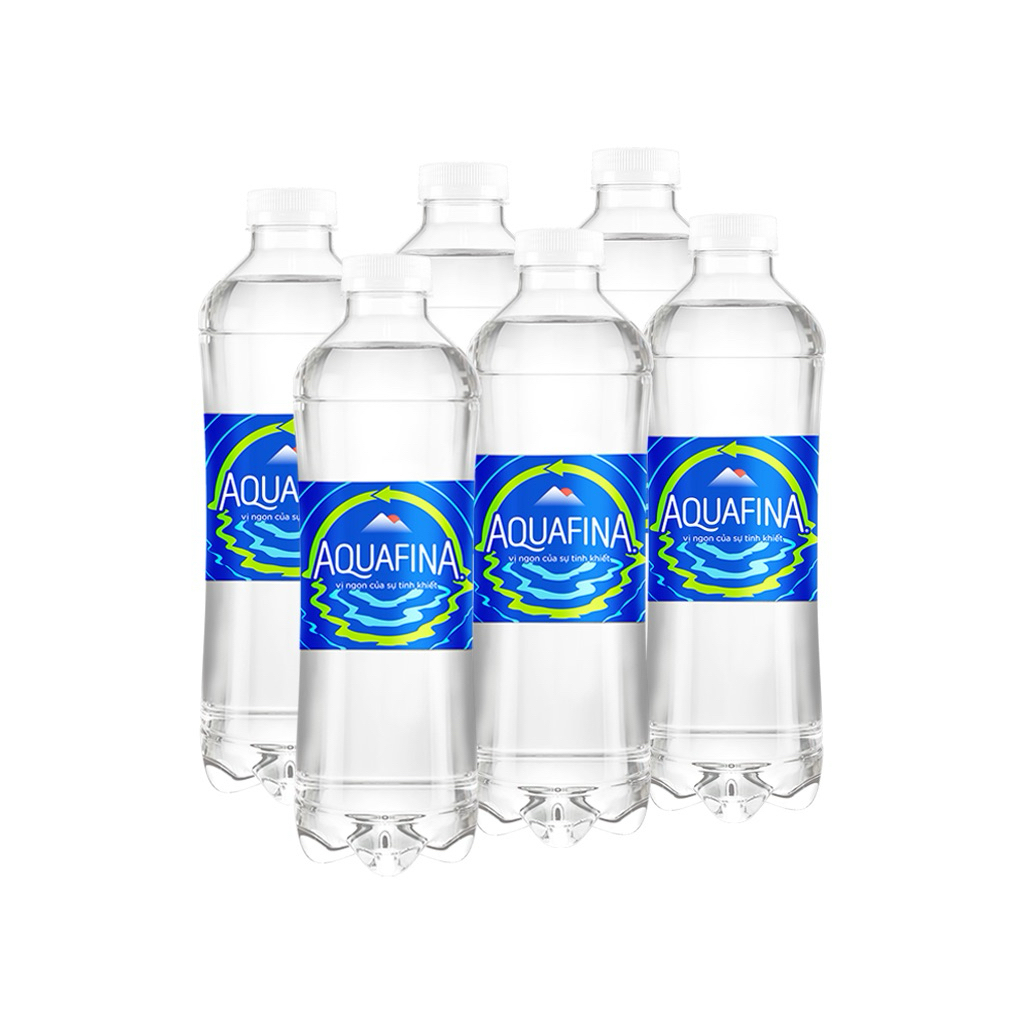 6 chai nước tinh khiết Aquafina 500ml