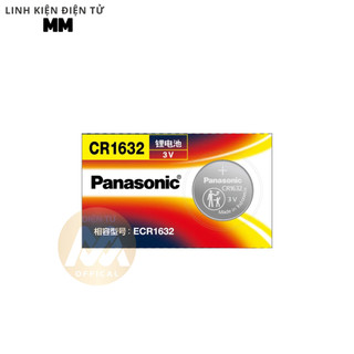 [1 vĩ 5 viên] Pin - Battery cmos CR1632 Panasonic 3V - Dùng cho các thiết bị điện tử