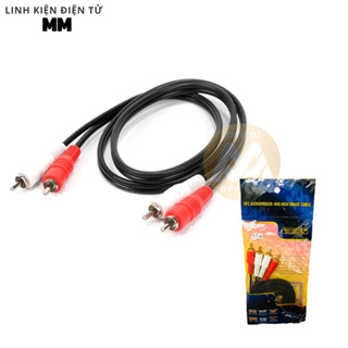  Dây tín hiệu AV 4 đầu bông sen màu đen   1 bịch 1 sợi  – Dùng để nối tính hiệu âm thanh màn hình 