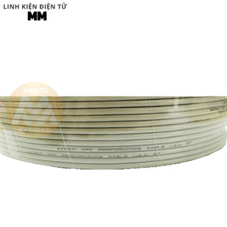 [ 5 mét ] Dây tin hiệu xám stereo 2 ruột 1 max ( đồng 100% ) - Dùng để hàn dây AV, 3.5mm hoặc dây canon