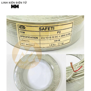 [ 5 mét ] Dây tin hiệu xám stereo 2 ruột 1 max ( đồng 100% ) - Dùng để hàn dây AV, 3.5mm hoặc dây canon