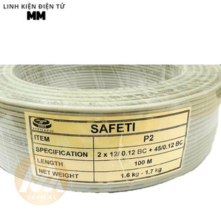 [ 5 mét ] Dây tin hiệu xám stereo 2 ruột 1 max ( đồng 100% ) - Dùng để hàn dây AV, 3.5mm hoặc dây canon