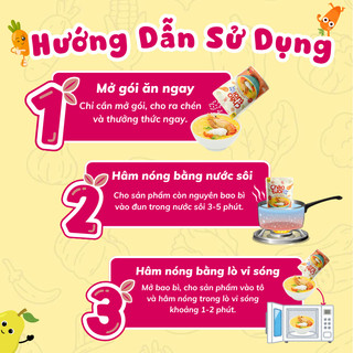 Súp Nui Óc Heo Cà Rốt Cây Thị 260g