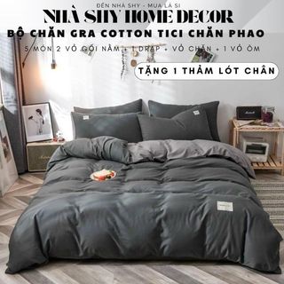  Bộ Chăn Ga Gối Cotton Tici Chăn Chần Bông Dày Dặn Drap Giường Đẹp Đủ Size Nhà Shy Home Decor 