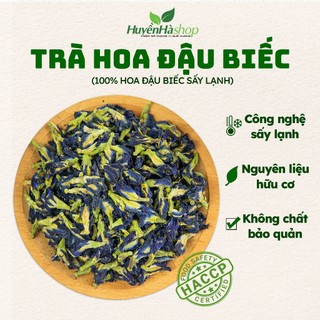  Hoa Đậu Biếc Khô Sấy Lạnh Loại 1 - Trà Hoa Đậu Biếc Tự Nhiên 100% Nguyên Chất - Huyền Hà Shop 