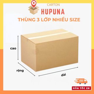 Thùng carton chuyển nhà size to 3 lớp, hộp giấy carton đóng hàng chuyển nhà giá rẻ