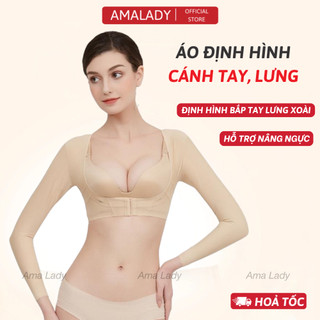  Áo Định Hình Tay Gen Nịt Bắp Tay Lưng AmaLady Cao Cấp 