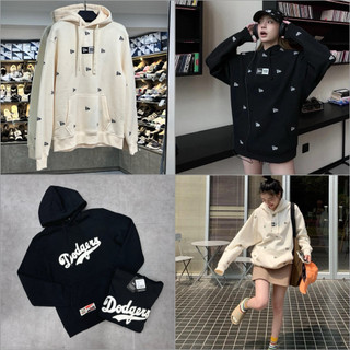   Authentic💯  ÁO NỈ HOODIE NEW ERA THÊU IVORY 13540522 * ÁO NEW ERA HOODIE CÓ MŨ CHÍNH HÃNG FULL TEM TAG 