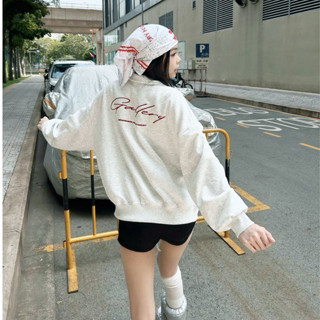 Áo Khóa Nỉ Gallery Form Boxy Local Brand NEVASOME - Nỉ 2 Da 3 Màu Dài Tay Nam Nữ